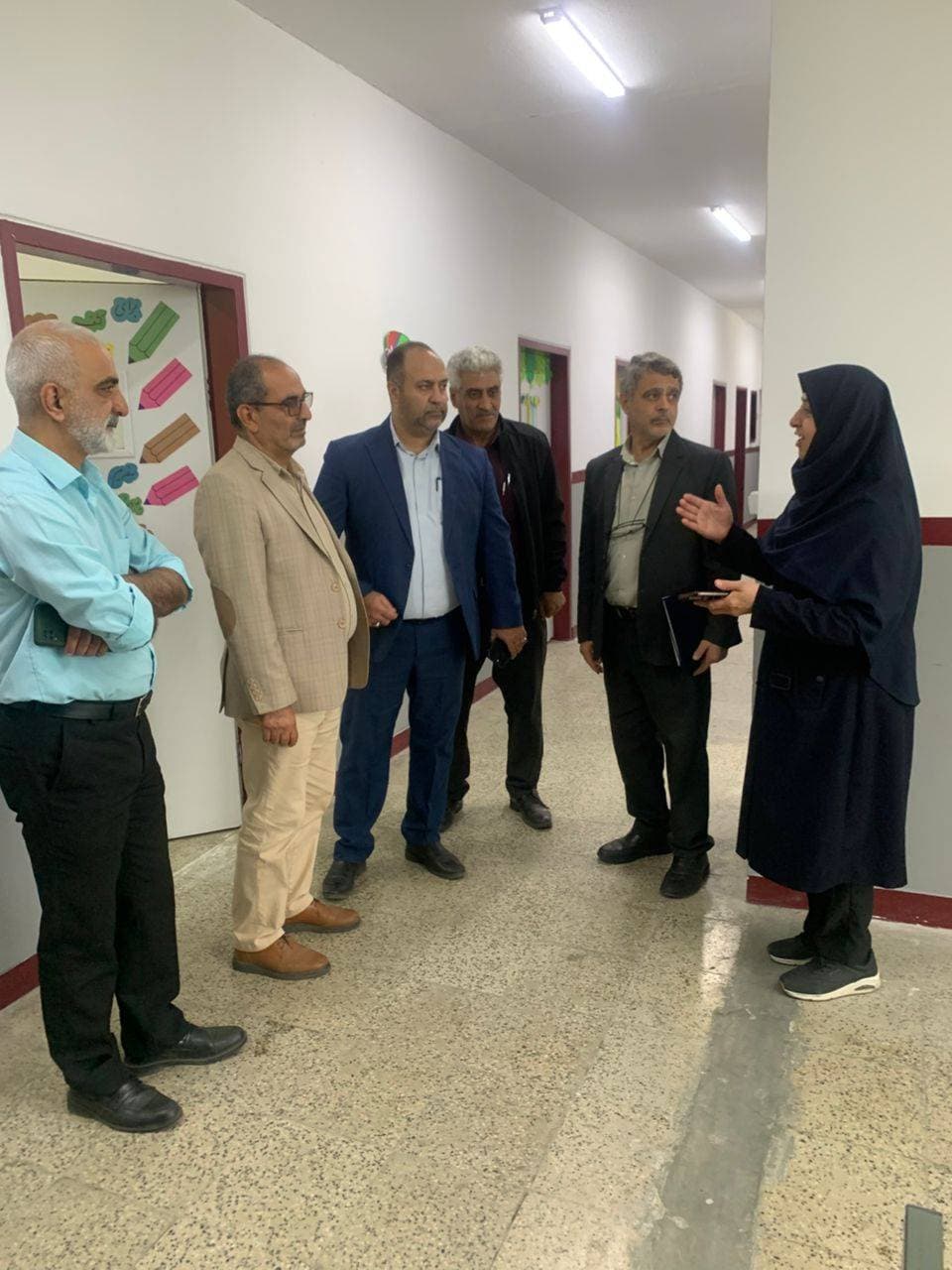 6 آبان بازدید جناب آقای گرائیلی ریاست مدیران اجرایی کارخانه نساجی قائمشهر